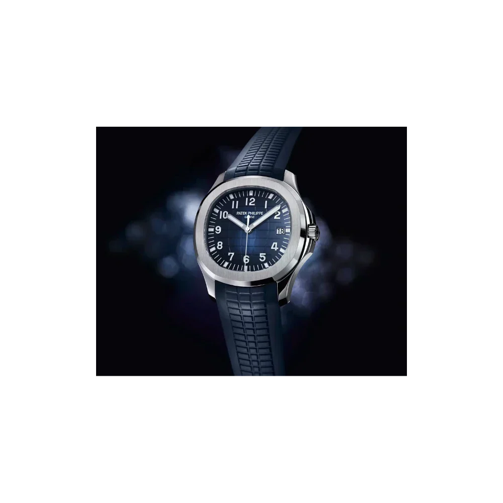 PP Aquanaut Blue Dial 18K White Gold Men’s Watch 5168G-001