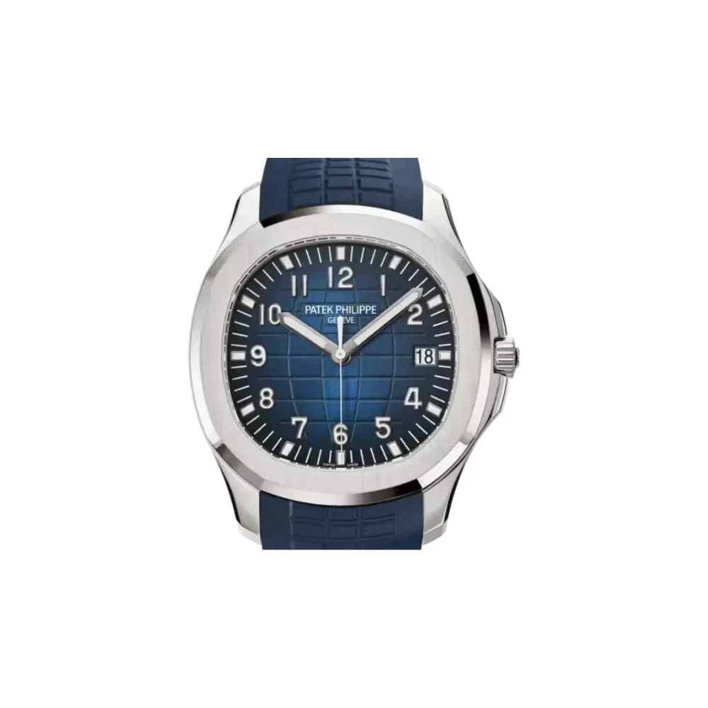 PP Aquanaut Blue Dial 18K White Gold Men’s Watch 5168G-001