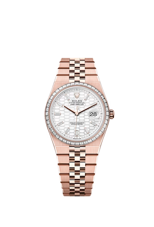 RL Land-Dweller 36 Oyster, 36 mm, Everose gold and diamonds  Reference 127285TBR
